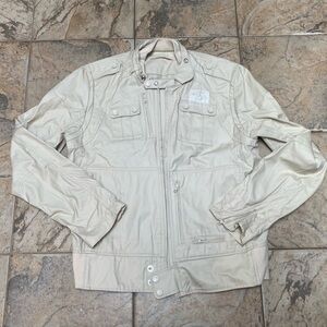 Diesel Men's Cream Jacket Size XXL
